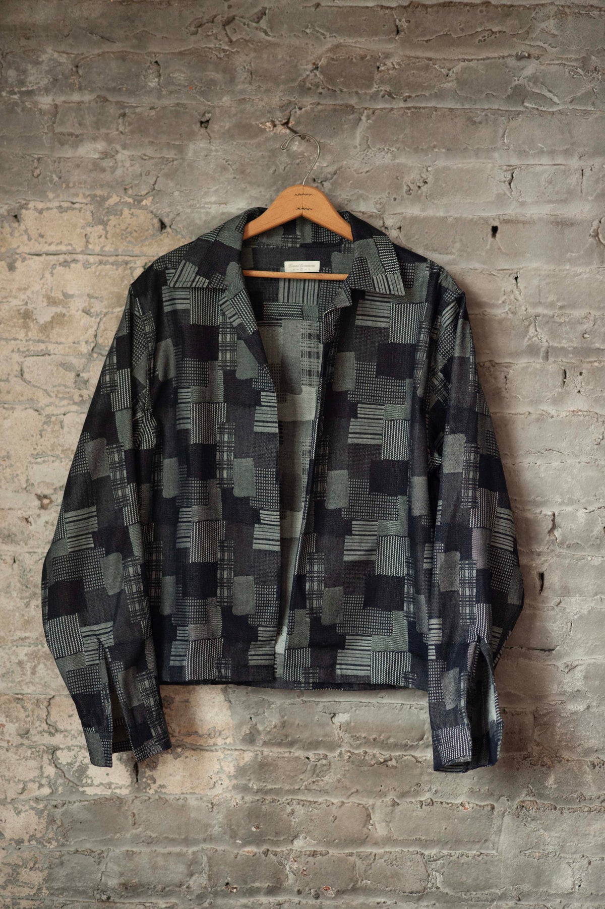 Indigo Denim Longsleeve Camp Shirt