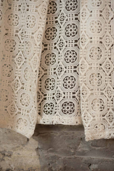Lace Tablecloth Camp Shirt