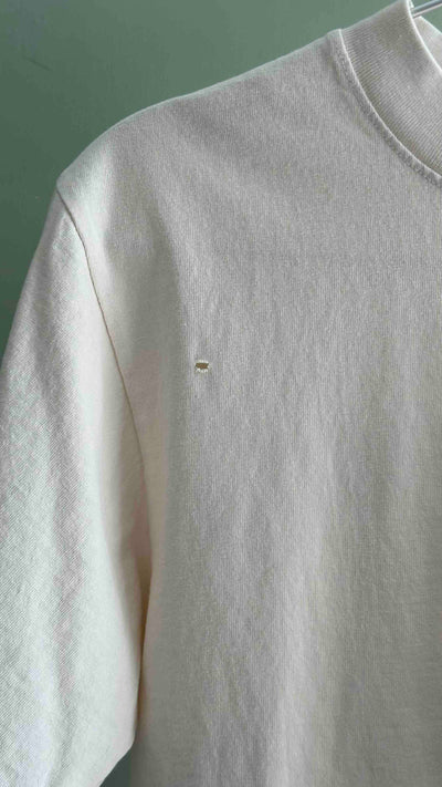 Racing Tee in Antique White
