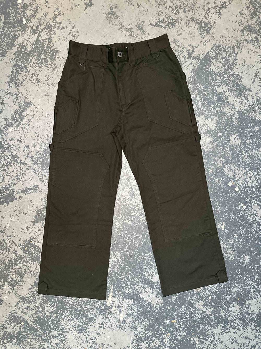 Brushed Utility Pocket Pant in Forest