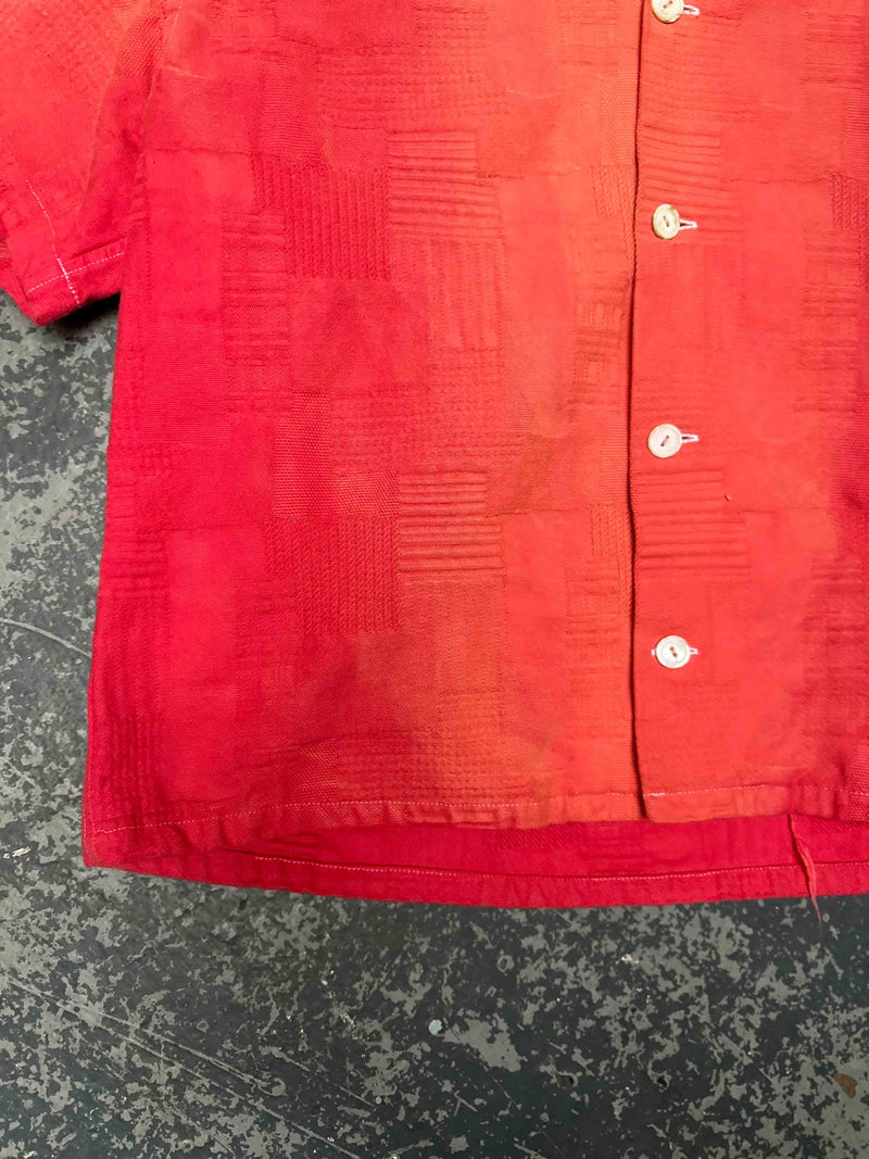 Rose Wash Denim Camp Shirt
