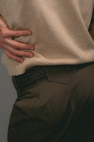 Ripstop Utility Pocket Pant in Cocoa