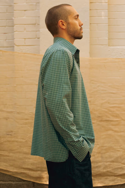 Flannel Shirt in Blue Checker