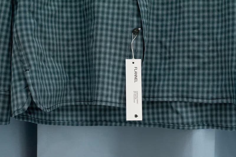 Flannel Shirt in Blue Checker